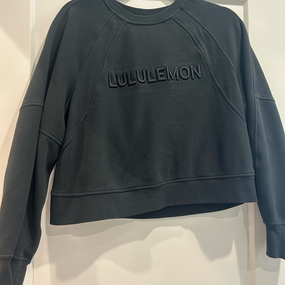 lululemon athletica Black Logo Sweatshirt